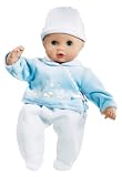 Gotz 13 Bald Muffin Doll in Blue