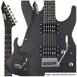LTD M-50 Left Handed Electric Guitar (Black)