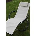 GreatGardensOnline Moon Rocker Garden Lounger Chair in Cream GGOCHAIR5