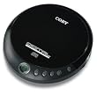 Coby Personal CD Player with Stereo Headphones CXCD109BLK , Black