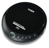COBY CX-CD109 BLK Personal CD Player with Stereo Headphones
