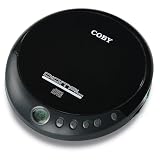 COBY CX-CD109 BLK Personal CD Player with Stereo Headphones