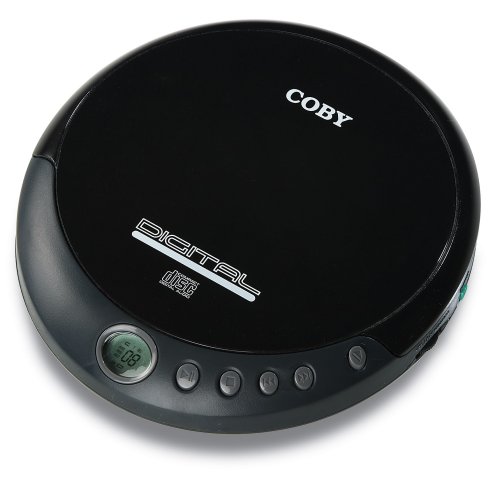 COBY CX-CD109 BLK Personal CD Player with Stereo Headphones