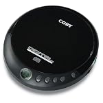 COBY CX-CD109 BLK Personal CD Player with Stereo Headphones