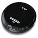 Coby Personal CD Player with Stereo Headphones CXCD109BLK , Black