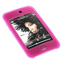 Pink Durable Flexible Soft Silicone Skin Cover Case for Apple Ipod Touch Itouch 2g 2nd Generation