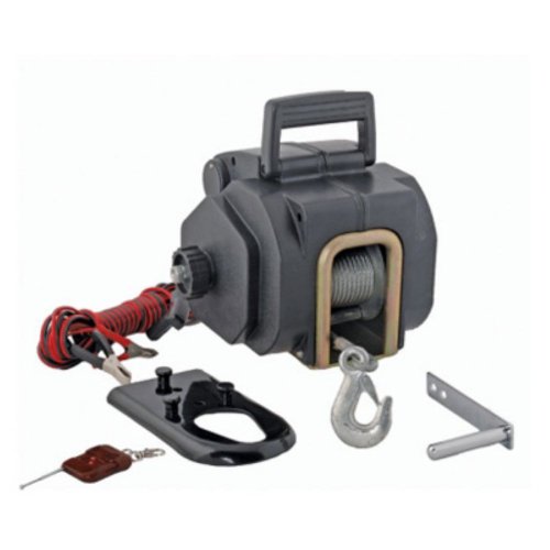 Pro-Lift I-9635 Grey Remote Control Electric Winch - 3500 lb. Capacity On Sale
