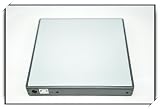 41YQ3g1OTAL. SL160  SB Slim USB externes Gehäuse für alle 12.7 mm CD DVD Laufwerke mit SATA Anschluss; Deckel ist aus Aluminium und silber