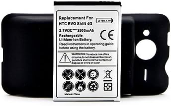 Hyperion HTC EVO Shift 4G 3500mAh Extended Battery + Cover