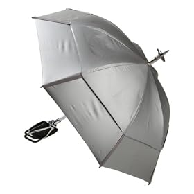 GustBuster Spectator Seat Umbrella (Silver)