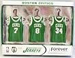 Boston Celtics Road Jersey Magnet Set - Basketball Sports Merchandise