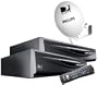 Philips DSX5352D Dual-LNB DIRECTV System with Two Receivers