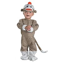 Jekyll and Hyde Adorable Sock Monkey Infant / Toddler Costume with Head Piece