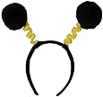 Soft-Touch Pom-Pom Boppers (black & yellow) Party Accessory  (1 count) (1/Pkg)
