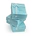 Buyless Fashion Surgical Steel Squared Crystal CZ Earrings In Gift Box (Multi Sizes)