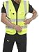 Forever Hi Vis Viz Executive Safety Waist Coat Vest Yellow Work Wear