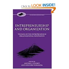 Entrepreneurship And Organization