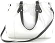 Nine West Neo Geo Shoulder bag in White /Dark Brown (NINE WEST HANDBAGS, PURSES, BAGS)
