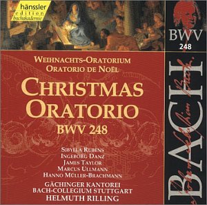 Bach: Christmas Oratorio BWV 248 (Edition Bachakademie Vol 76) /Rilling