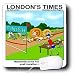 Londons Times Funny Bugs and Slugs Cartoons - Snail Marathon - Mouse Pads Image