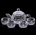 Crystal Tea Serving Set