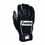 Franklin Sports CFX Pro Youth Series Batting Glove, Medium, Black