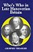 Who's Who in Late Hanoverian Britain, 1789-1837 (Who's Who in British History)