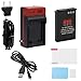 EZOPower Standard Battery + Travel Charger with Car/EU Adapter + USB Cable + Screen Protector for Nikon CoolPix S800C, AW100, S8200, S8100, S8000, S6300, S6200 Digital Camera(Compatible with Nikon EN-EL12/MH-65)