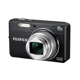 Fujifilm FinePix J150W Digital Camera - Black (10MP, 5x Optical Zoom) 3 inch LCD