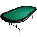 Trademark Global 84 X 42 Texas Holdem Poker Padded Folding Table