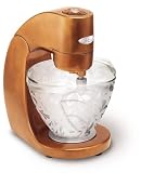 Jenn-Air Attrezzi JSM900EAAU Antique Copper Stand Mixer, with Clear-Etched Pattern Bowl and Attachments
