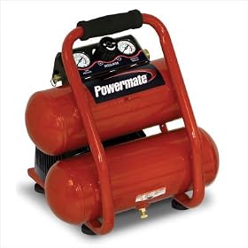 Powermate 2-Gallon Mini Twin Stack Air Compressor Combo Kit - VSP0000201