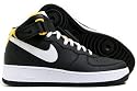 Men's Nike Air Force One Mid (Black-White-Varsity/Maize)