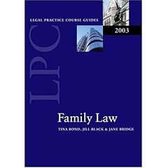 Family Law (Legal Practice Course Guides)