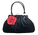 Lux de Ville LUCKY ME KISS LOCK BAG- Black