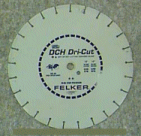 FELKER DCH 150-B DCH Dri-Cut High Speed Diamond Blade - .200" Segment Height/.075" Base, 12 inches