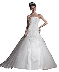 Strapless Satin/Taffeta/Tulle Beaded  Dress