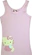 Hello Kitty - Sitting Pretty - Pink Rib Tank Top for women