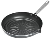 George Foreman Knock the Fat Out of the Ring 12-Inch Round Aluminum Radiant Rib Grill Pan