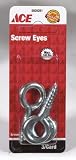 ACE TRADING ATW # 01-3467-222 SCREW EYE .225 x 2-1/8 BRASS (PACK OF 5)