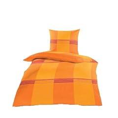 Bierbaum 191400 Feinbiber Bettw�sche 4152 135x200 cm orange