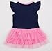 Peppa Pig Girl's Dress Fashion Clothing Kids Cartoon Wear Child ,Navy/pink,6y