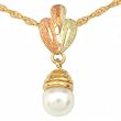 14K Landstroms Black Hills Gold Heart Locket 21.5mm