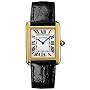 Cartier Midsize W1018755 Tank Solo 18K Yellow Gold Watch