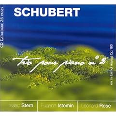 Schubert : Trio pour piano n� 2 en mi b�mol majeur Op. 100