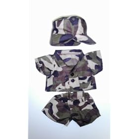 Army Camos Uniform fits most Webkinz, Shing Star and 8