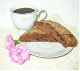 Gourmet Food : 8 pieces Unfrosted CHOCOLATE CHERRY ALMOND Biscotti