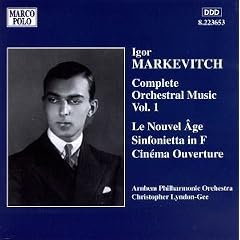 Markevitch: Complete Orchestra Music, Vol.1
