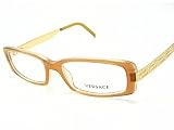 Versace - Versace 3093-B 3093B Brown On Honey 592 Optical Eyeglasses Frame Size: 50-15-135