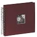 Hama 28 x 24/ 50 cm Fine Art Spiral Bound Album, Burgundy